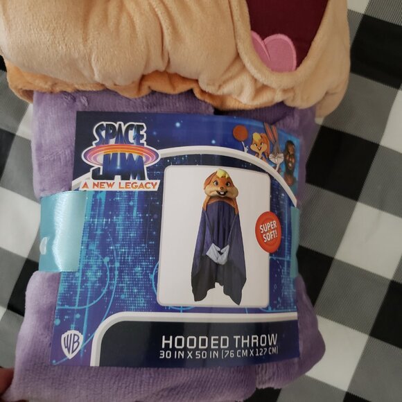 Space Jam Lola Bunny Hooded Throw 30 x 50 NEW - Picture 7 of 9